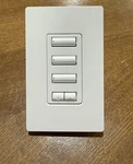 Lutron HQWD-W3BSRL Keypad Used Fully Functional Free Shipping. Fixed Price $50.00.