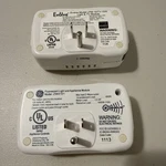 Two Lot: Evolve Lamp Module Model LDM-15W And Ge ZW4101 Zwave Power Sockets. Fixed Price $12.99.