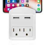 2 Outlet Extender With Usb Ports - Multi Plug 300 Joules Surge .... Fixed Price $24.99.