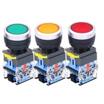 22MM Momentary Push Button Switch Red Green Yellow Start Stop 1.... Fixed Price $38.24.