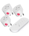 Wireless Remote Control Outlet, Surnice Mini Light Switch 10A/1200W Fo.... Fixed Price $27.69.