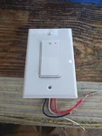 Commercial Electric 1007 775 860 Single-pole White Smart Light Switch HPSA21CWB. Fixed Price $13.00.