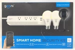 Geeni Wi-fi Smart Home Security Kit, Surge Protector, Light Bulbs. Fixed Price $118.88.