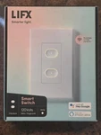 Lifx LFSPWHT1FUS 2-BUTTON Smart Wi-fi Touch Light Switch In White. Fixed Price $15.99.