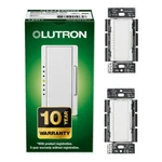 Dimmer Switch Led+ 150W MACL-153M-WH 2 Pack Lutron Maestro Dimmable Halogen. Fixed Price $114.99.