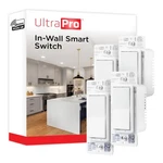 Smart Light Switch Z Wave Plus 4 Pack In Wall 76605 Ultrapro Long Range. Fixed Price $129.99.