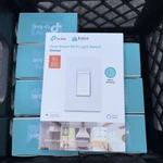 Tp-link HS220P3 Kasa Smart Wi-fi Dimmer Light Switch White Never Opened. Fixed Price $12.00.