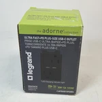 Legrand Adorne Ultra-fast 30W Usb-c Outlet 15A 125VAC Model ARTRUSB15PD3. Fixed Price $47.69.