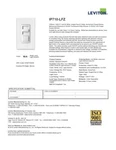 Leviton IP710-LFZ 120/277V Led/fluorescent Dimmer Single POLE/3-WAY 0-10V. Fixed Price $60.00.