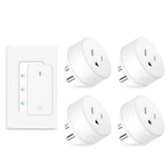 Nineleaf 4 Plug-in Light Switches With 1 Remote, Wireless Control Ligh.... Fixed Price $94.17.