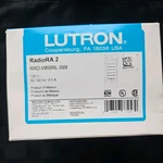 Lutron RRD-W6BRL-SW Wireless Wall-mount Smart Push Button Light Switch Snow Whit. Fixed Price $125.00.