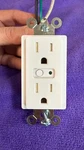 Linear WO15Z-1 Z-wave Single Wall Outlet -- 120 Vac 15A. Fixed Price $15.00.