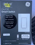 By Ge Wi-fi Smart On/off Decorator Wall Switch White Google Assistant. Fixed Price $17.50.