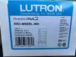 Lutron RRD-W6BRL-WH White Radiora 2 Seetouch Keypad Button Raise New In Box. Fixed Price $249.99.