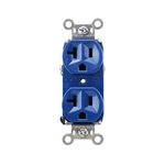 Pass & Seymour 5362-BL Duplex Receptacle, Industrial, 20A, 125V, Blue (10 Pack). Fixed Price $110.70.