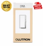 Lutron Diva 3-SPEED Fan Control, Single Pole 3WAY 1.5 Amp White Dvfsq-f-wh. Fixed Price $29.99.