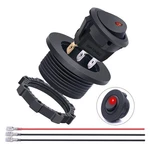 Weideer 12V Round Rocker Switch With Shell Red Led Light Regular Style,. Fixed Price $11.88.
