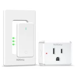 Hihiniu Remote Control Outlet Wireless Wall Mounted Light Switch, Compact.... Fixed Price $13.35.