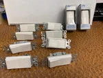 10 Pc Leviton 5611-2WS 15A Decora Single Pole Non-illuminated Switch With Ground. Fixed Price $35.00.