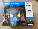 Atomi Smart Wifi Color Changing String Lights 36 Ft 18 Bulbs - New Sealed Box. Fixed Price $70.00.