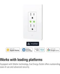 Eve Energy Outlet (matter) Smart & Power Meter, App Voice Control,.... Fixed Price $48.00.