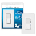 Lutron Diva Smart Dimmer Switch Caseta White DVRFW-6L. Fixed Price $144.70.