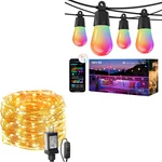 Lepro 66FT Smart Outdoor Fairy Lights Plug-in String For Decor. Fixed Price $133.99.