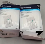 2 X Westinghouse 7787500 Wireless Ceiling Fan And Light Wall Control, White. Fixed Price $28.79.
