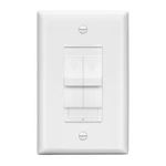 Lider Combination Dual Dimmer Light Control, Switch, White. Fixed Price $40.86.