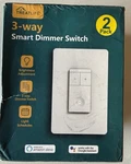 Treatlife 3 Way Smart Dimmer Switch DS02 Pack Alexa Google Wifi Open Box. Fixed Price $40.00.