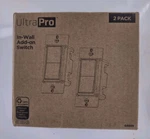 Ultrapro Add-on Switch Quickfit And Simplewire, In-wall White Rocker (2 Pack). Fixed Price $24.95.