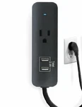 6FT. Xtreme 2 Usb - 1 Outlet Power Strip Fabric Cord Black. Fixed Price $17.55.