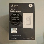 Ge Smart Light Switch White -new. Fixed Price $16.95.