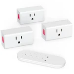 Surnice Mini Remote Control Outlet Off Switch Plug For Christmas Lights, 2.... Fixed Price $25.44.
