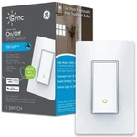 Ge Smart Light Switch, Model: CSWONBLPWF1/ST-1P, Paddle Style, Bluetooth, New. Fixed Price $16.99.