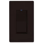 Pcs Pulseworx Upb Led/cfl Dimmer Wall Switch, 600W, Brown (WS1DL-6-BR). Fixed Price $88.25.