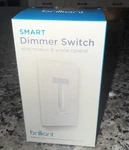 Brilliant BHS120US-WH1 Smart Dimmer Switch White 120V. Fixed Price $75.00.