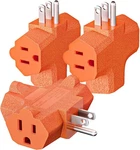 Kasonic 3-OUTLET Grounding Adapter, Ul Listed Plug Extender, Heavy-duty. Fixed Price $21.28.
