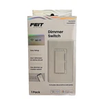 Feit Electric Wi-fi Dimmer Wall Switch In White Works W/ Alexa & Google Home. Fixed Price $21.00.