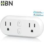 Hbn Wifi Heavy Duty Dual Outlet Smart Plug Works With Alexa & Google Assistant. Fixed Price $12.99.