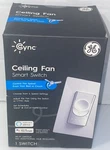 Ge Cync Ceiling Fan Smart Switch Wi-fi Alexa Google 4 Speed Setting White. Fixed Price $14.99.