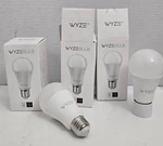 Wyze Bulb 800 Lumens Smart Light Dimmable White Led Wi-fi WLPA19 X3 Lot. Fixed Price $24.99.