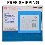 Radio Shack Mini Remote Center 61-2677C Controls 8 Lights Plug' New. Fixed Price $29.99.