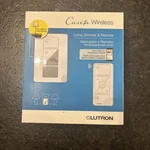 Lutron Caseta P-PKG1P-WH Wireless Smart Lighting Lamp Dimmer And Remote Kit. Fixed Price $39.99.