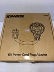 Kohree Rv Adapter Plug 30 Amp Twist Lock W/led To 15 110V, Power. Fixed Price $21.60.