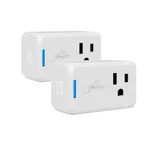 Jinvoo Wifi Smart Mini Plug, 10A, Remote Control By 2.8*1.6*1.3 In, White. Fixed Price $34.49.