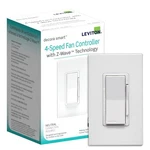 Leviton Decora Smart Fan Speed Controller, Z-wave Plus, ZW4SF. Fixed Price $88.03.