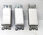 Nos Leviton Decora Switch White 15A-120V-227VAC Only Nom 057. Fixed Price $15.95.