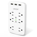 Lencent 6 Outlet Extender 1728J Surge Protector With 3 Usb Port Wall Adapter Tap. Fixed Price $13.99.