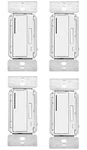 (case Of 4) Eaton RF9640-NDW Z-wave Plus Universal Dimmer, White, Single Pole,. Fixed Price $49.77.